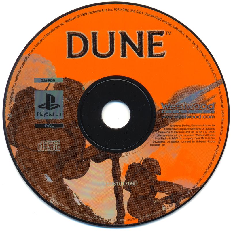 Media for Dune 2000 (PlayStation) (EA Classics release)