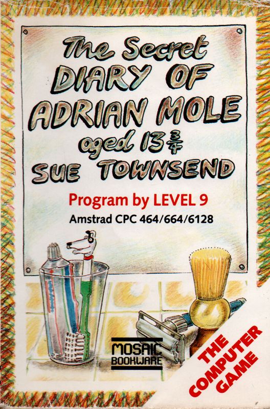 Front Cover for The Secret Diary of Adrian Mole Aged 13¾ (Amstrad CPC)