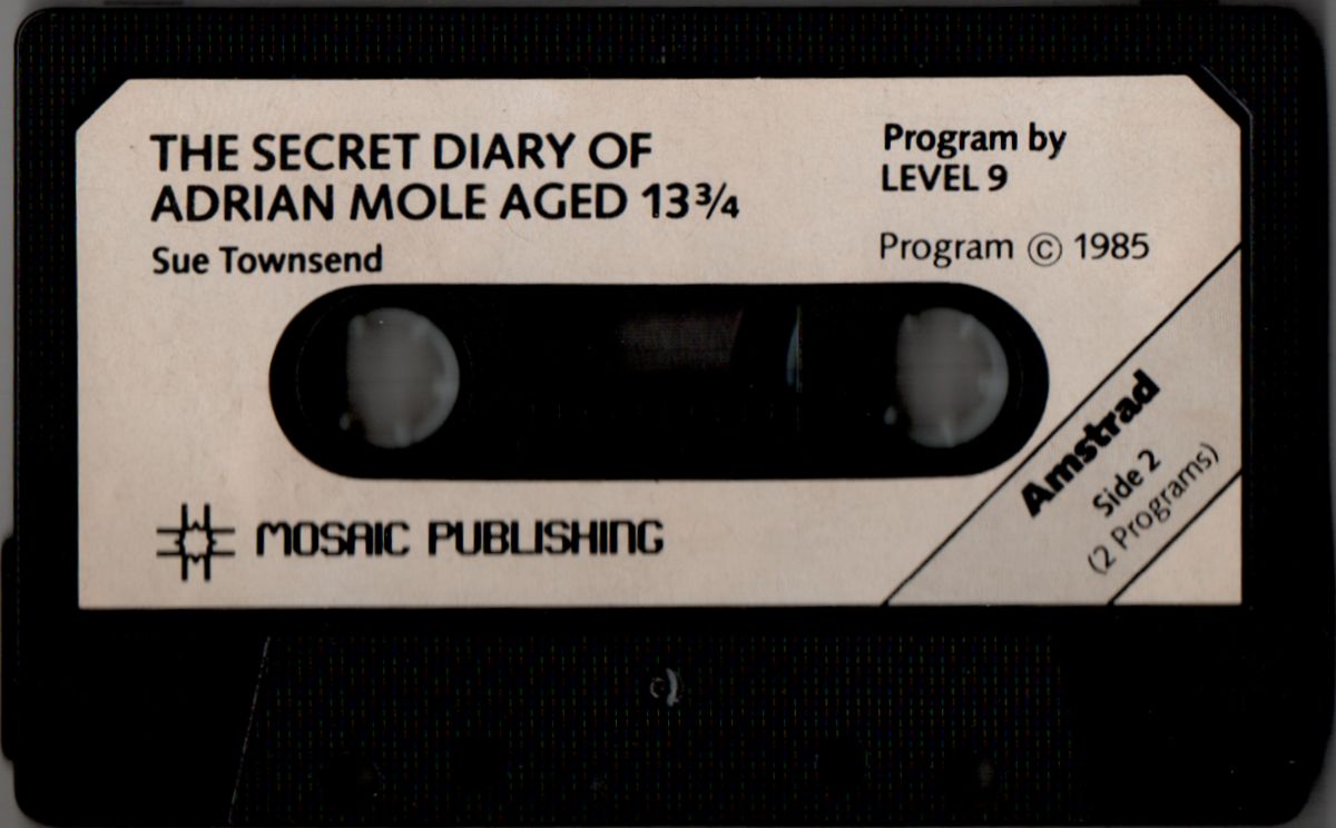 Media for The Secret Diary of Adrian Mole Aged 13¾ (Amstrad CPC)
