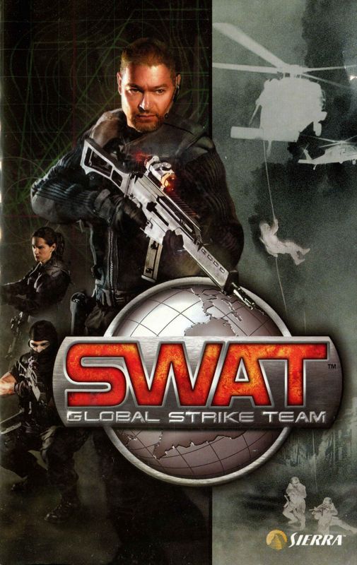 Manual for SWAT: Global Strike Team (PlayStation 2): Front