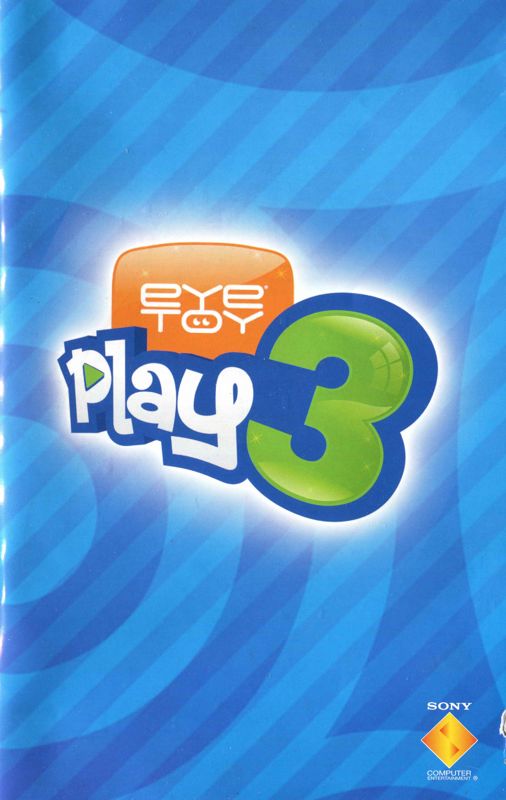 Manual for EyeToy: Play 3 (PlayStation 2) (Platinum release): Front