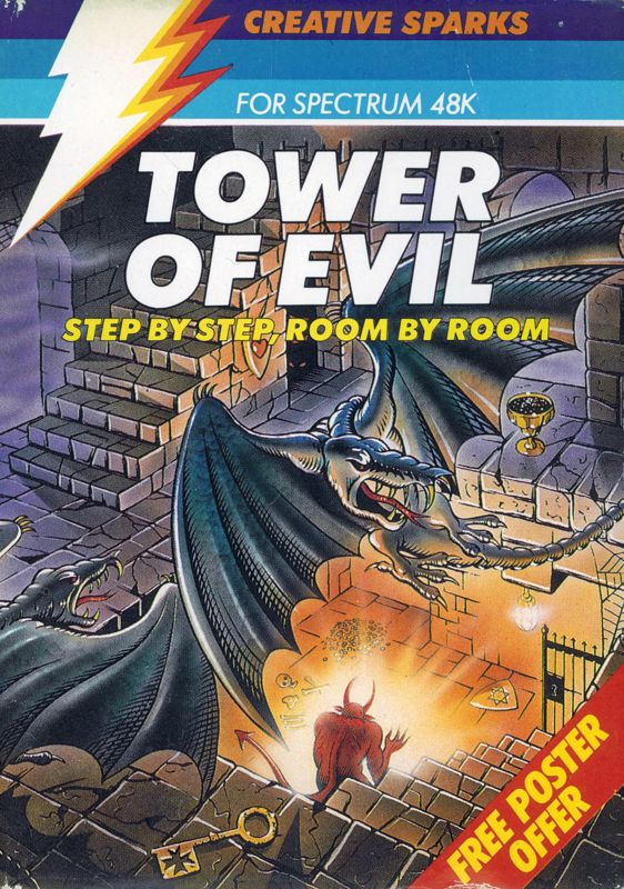 Front Cover for Tower of Evil (ZX Spectrum)