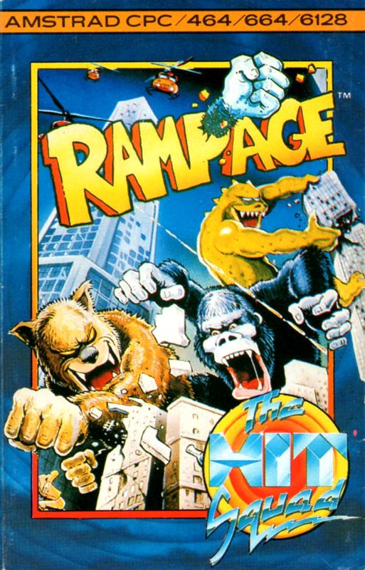 Front Cover for Rampage (Amstrad CPC) (Budget re-release)