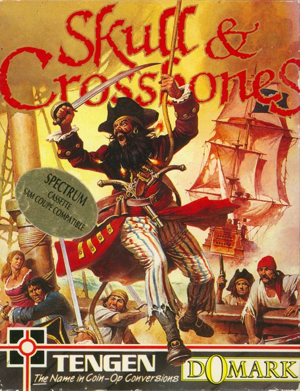 Front Cover for Skull & Crossbones (ZX Spectrum)