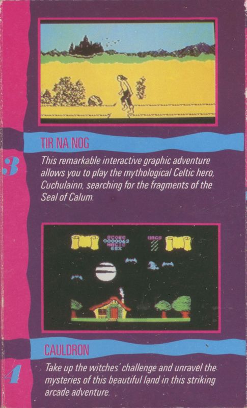 Inside Cover for Now Games 2 (ZX Spectrum)