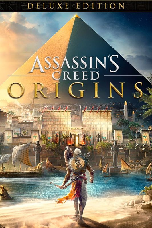 Front Cover for Assassin's Creed: Origins (Deluxe Edition) (Xbox One) (download release (European/Australian PAL version))