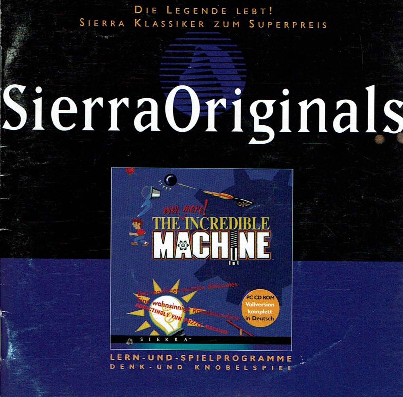 Other for The Even More! Incredible Machine (DOS) (Sierra Originals release): Jewel Case - Front