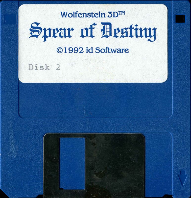 Media for Spear of Destiny (DOS) (3.5" Disk Release): Disk 2