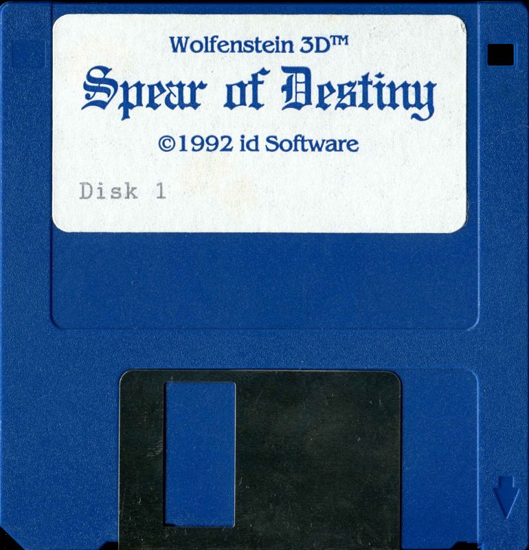 Media for Spear of Destiny (DOS) (3.5" Disk Release): Disk 1