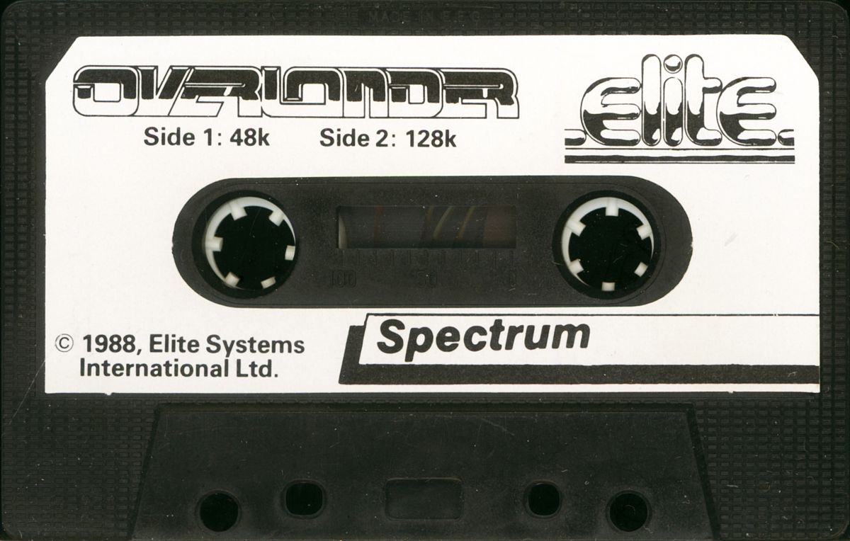 Media for Overlander (ZX Spectrum)