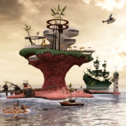 Front Cover for Gorillaz: Escape to Plastic Beach (iPhone): iTunes release