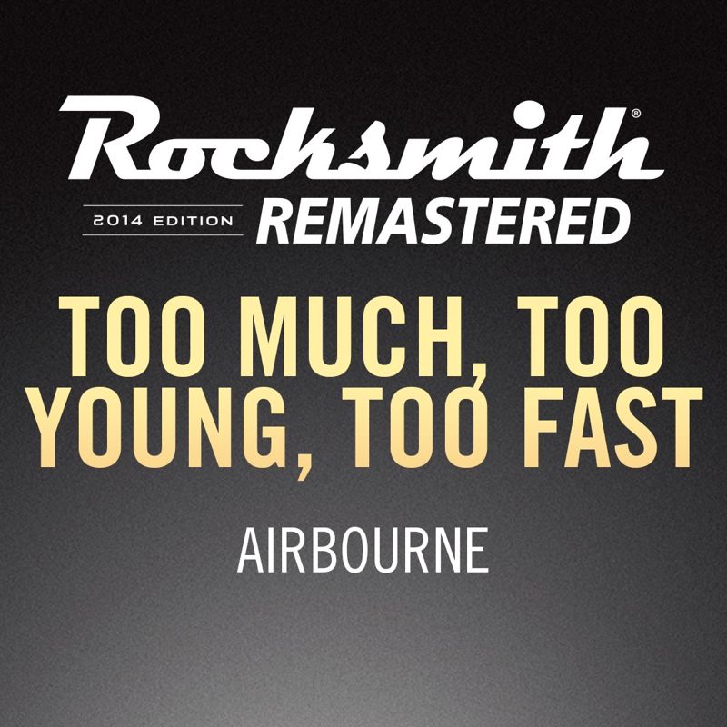Front Cover for Rocksmith: All-new 2014 Edition - Airbourne: Too Much, Too Young, Too Fast (PlayStation 3 and PlayStation 4) (download release)