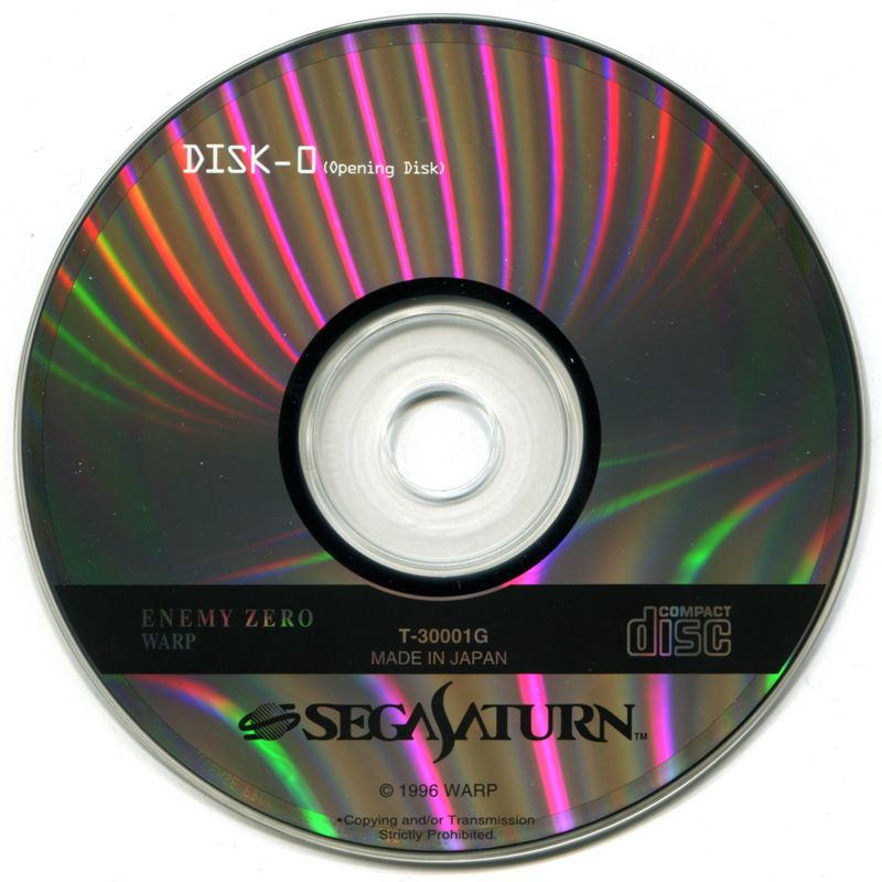 Media for Enemy Zero (SEGA Saturn): Disc 0