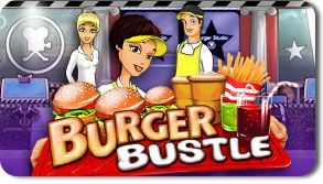 Front Cover for Burger Bustle (Windows) (Oberon Media and Pogo.com release)