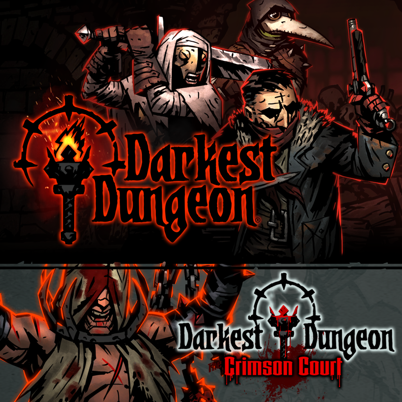 Front Cover for Darkest Dungeon: Crimson Edition (PlayStation 4) (download release)