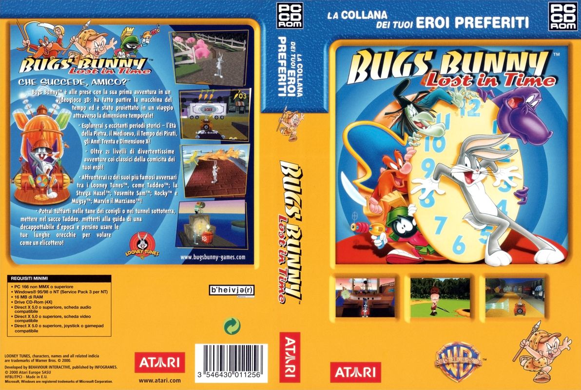 Full Cover for Bugs Bunny: Lost in Time (Windows) (Budget release)