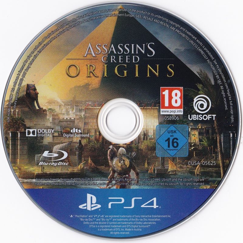 Assassin's Creed: Origins (Deluxe Edition) cover or packaging material -  MobyGames