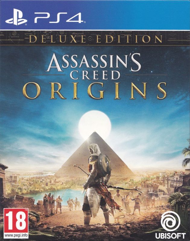 Front Cover for Assassin's Creed: Origins (Deluxe Edition) (PlayStation 4)