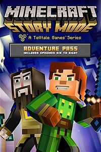 Front Cover for Minecraft: Story Mode - Adventure Pass (Xbox One) (download release): 2nd version