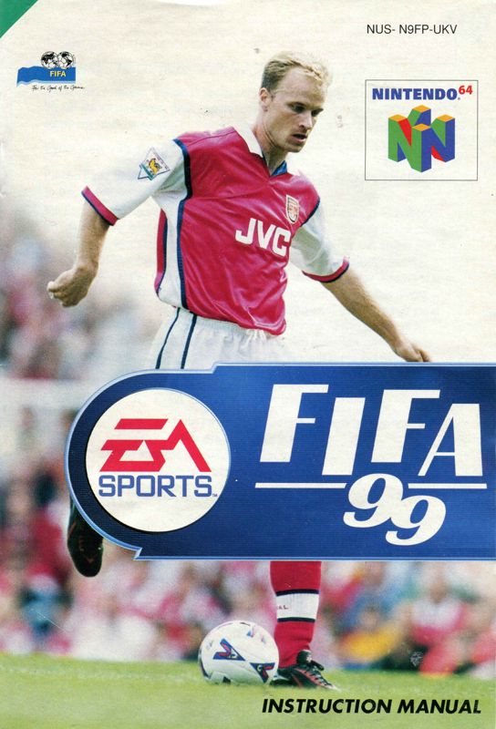 Manual for FIFA 99 (Nintendo 64): Front