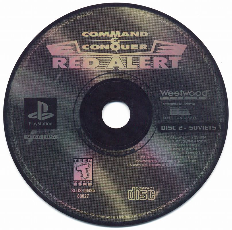 Media for Command & Conquer: Red Alert (PlayStation): Disc 2 - Soviet