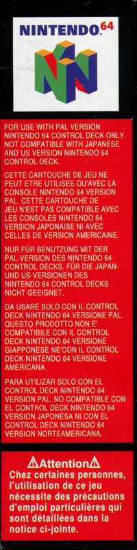 Spine/Sides for Knockout Kings 2000 (Nintendo 64): Right