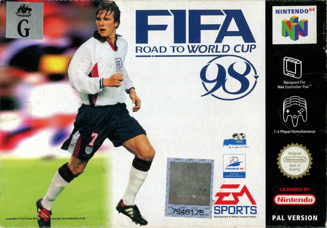 Front Cover for FIFA: Road to World Cup 98 (Nintendo 64)