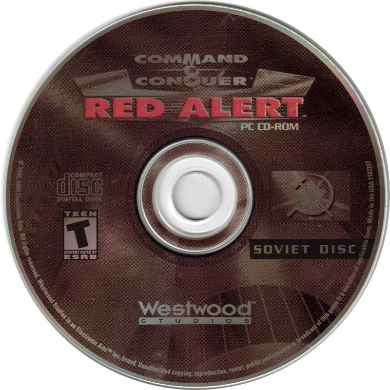 Media for Command & Conquer: Red Alert - The Arsenal (DOS and Windows) (EA Classics release): Red Alert - Disc 2 (Soviet)