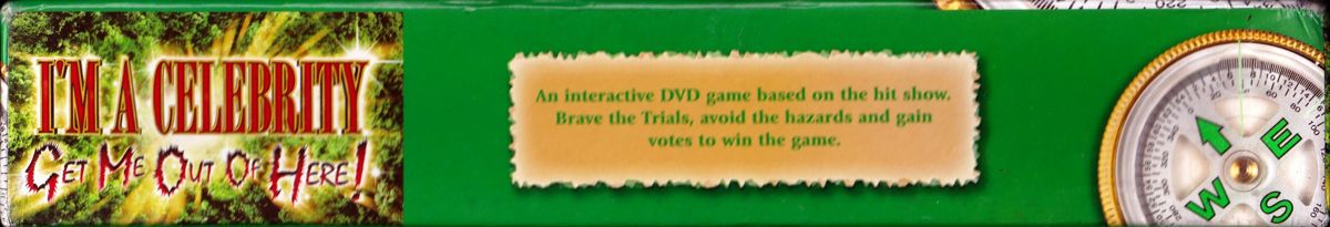 Spine/Sides for I'm A Celebrity Get Me Out Of Here! (DVD Player): Lid: Bottom