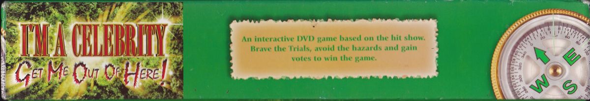 Spine/Sides for I'm a Celebrity Get Me Out of Here! (DVD Player): Lid: Top