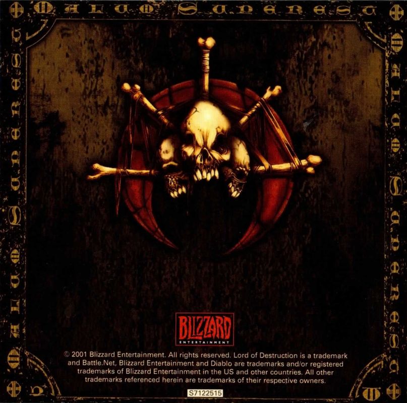 Other for Diablo II: Lord of Destruction (Macintosh and Windows): Jewel Case Inside Cover