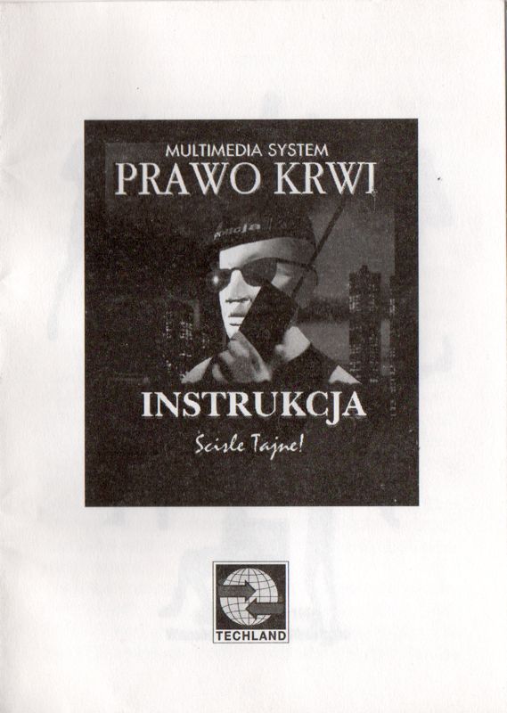 Manual for Prawo krwi (DOS): Front