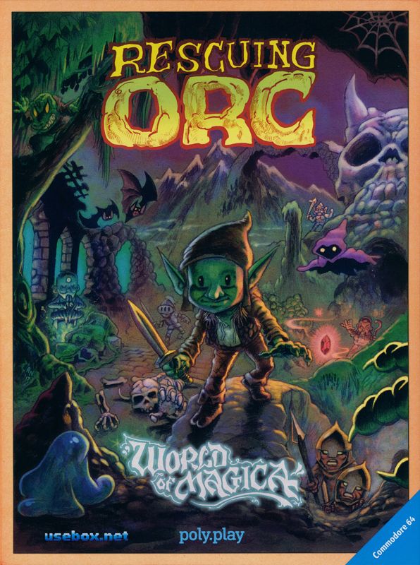 Front Cover for Rescuing Orc (Commodore 64)