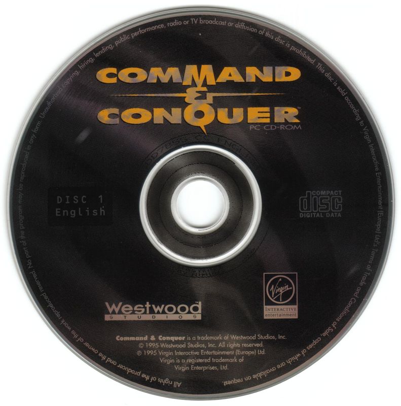 Media for Command & Conquer (DOS): Disc 1 - GDI