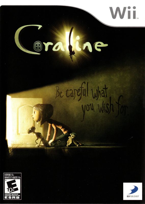 Front Cover for Coraline (Wii)