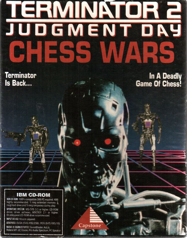 Front Cover for Terminator 2: Judgment Day - Chess Wars (DOS) (CD-ROM edition)