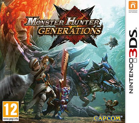Front Cover for Monster Hunter: Generations (Nintendo 3DS) (download release)