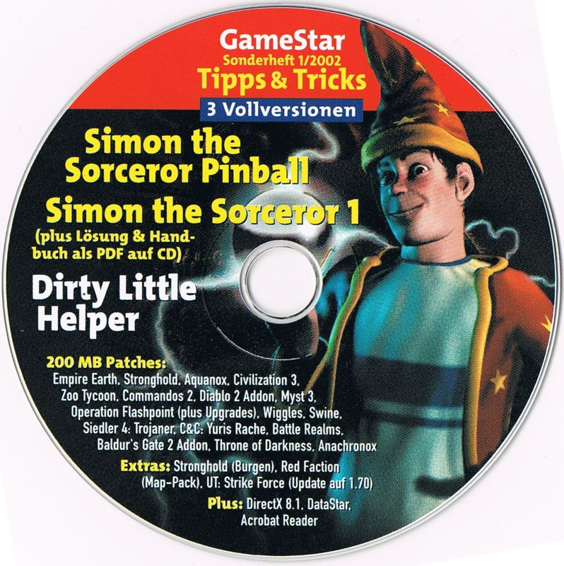 Media for Simon the Sorcerer (DOS) (GameStar Sonderheft: Tipps & Tricks 1/2002 Covermount)