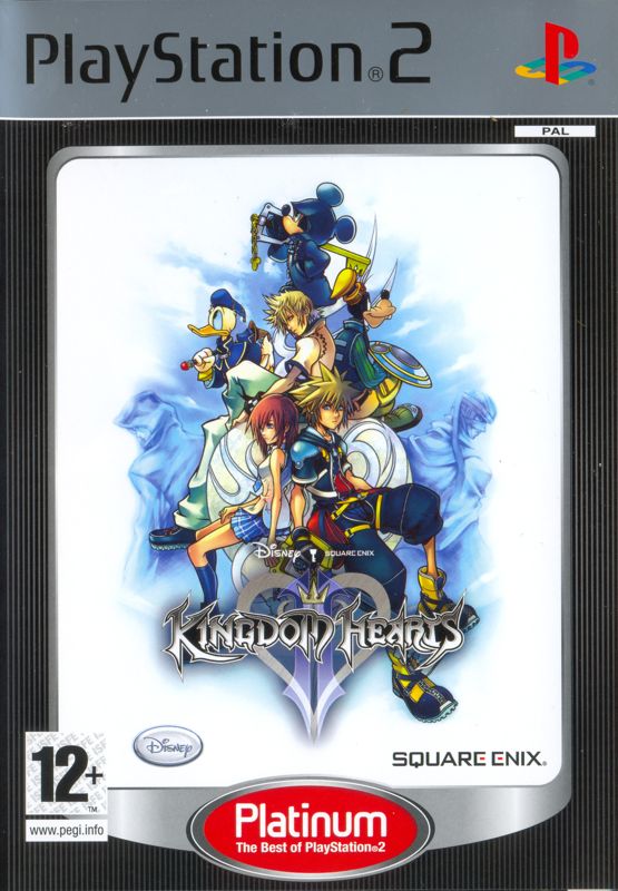 Front Cover for Kingdom Hearts II (PlayStation 2) (Platinum release)