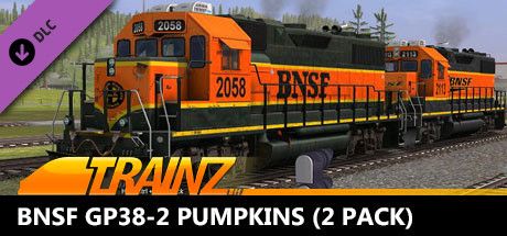 Front Cover for Trainz: BNSF GP38-2 Pumpkins (2 Pack) (Macintosh and Windows) (Steam release)
