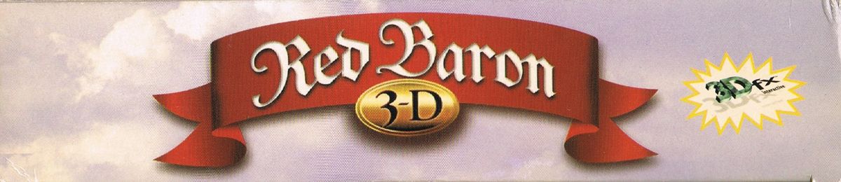 Spine/Sides for Red Baron 3-D (Windows) (re-release): Top