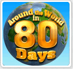 Front Cover for Around the World in 80 Days (Windows) (GameFiesta release)