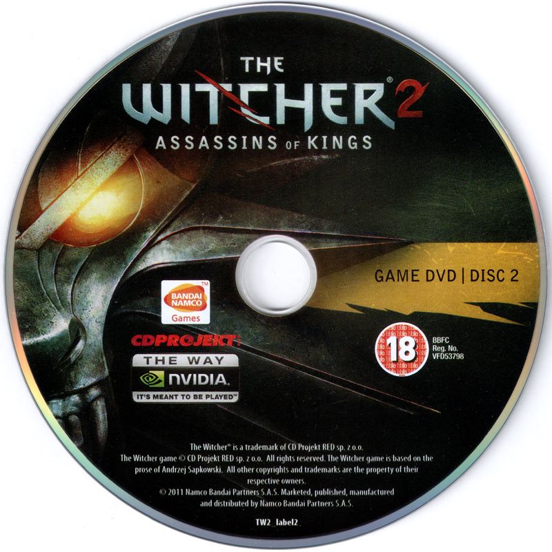 Media for The Witcher 2: Assassins of Kings (Windows): Game Disc 2