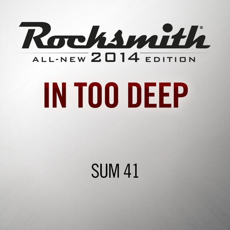 Front Cover for Rocksmith: All-new 2014 Edition - Sum 41: In Too Deep (PlayStation 3 and PlayStation 4) (download release)