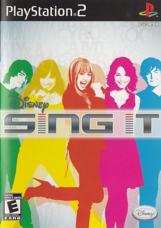 Front Cover for Disney Sing It (PlayStation 2)