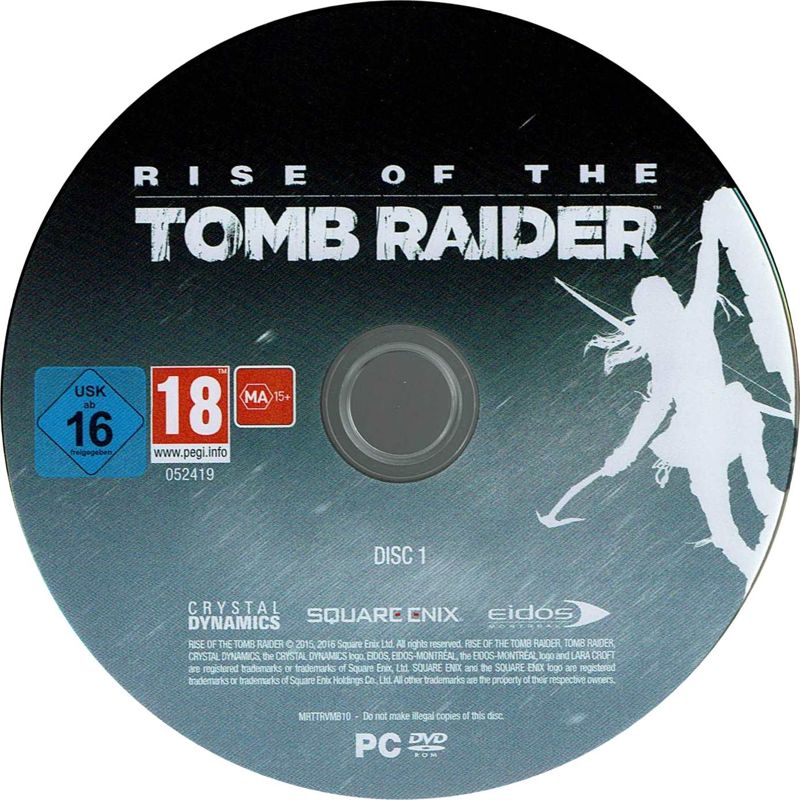 Media for Rise of the Tomb Raider: Extended Edition (Windows): Disc 1