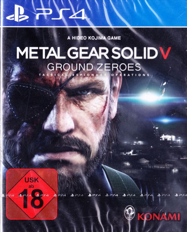 Front Cover for Metal Gear Solid V: Ground Zeroes (PlayStation 4)