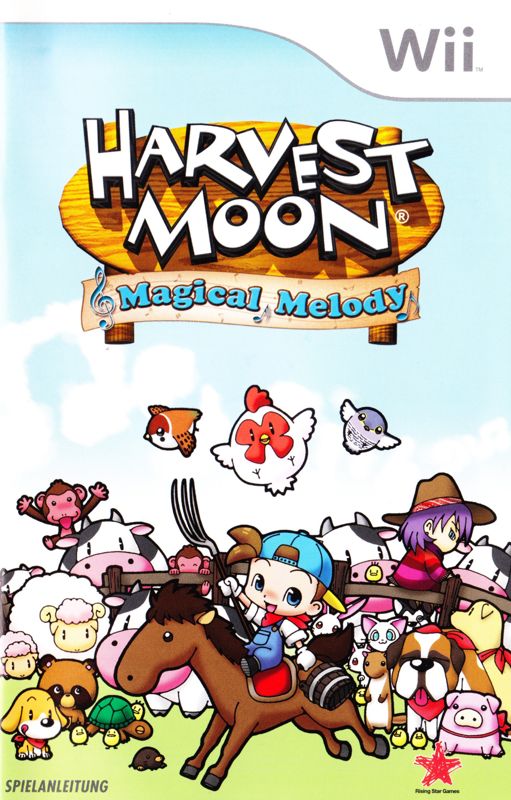 Manual for Harvest Moon: Magical Melody (Wii): Front