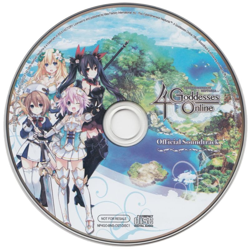 Soundtrack for Cyberdimension Neptunia: 4 Goddesses Online (Limited Edition) (PlayStation 4)