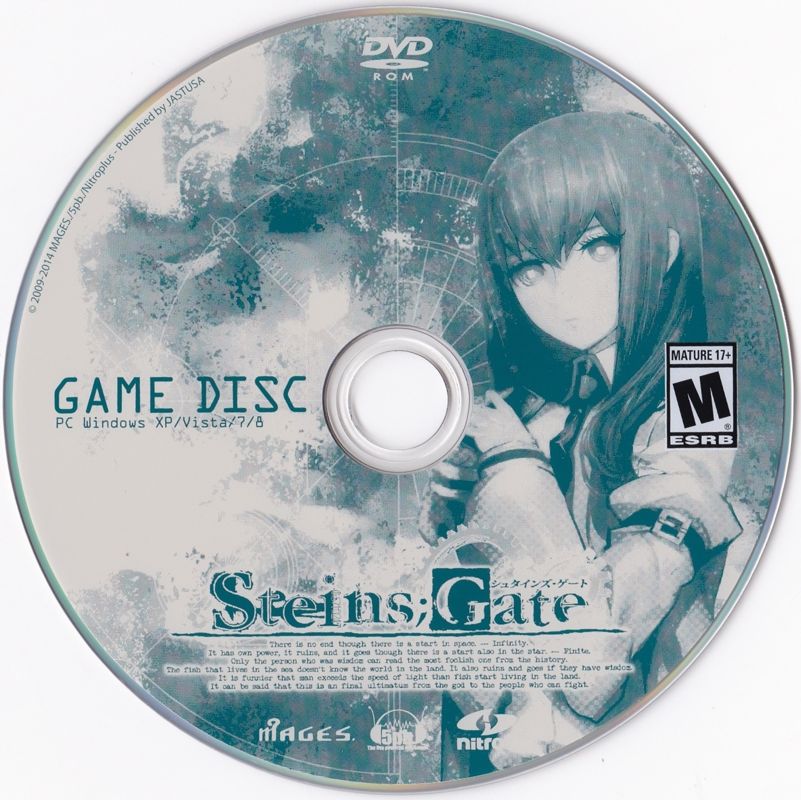 Media for Steins;Gate (Windows) (J-List release)